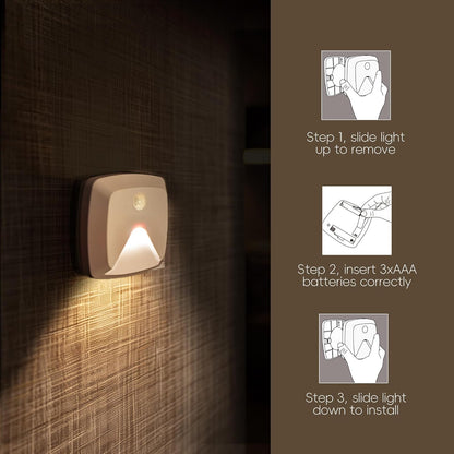 Aurora Glow Battery Wall Lights – Neutral, Hardware-Free Lighting for Intentional Small Spaces