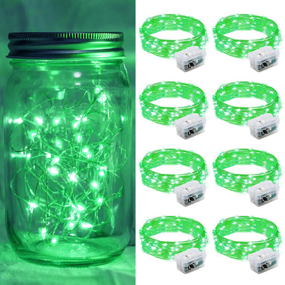 Aurora Glow Starry String Lights 20 LED Cool Touch Battery Powered for Pet Friendly Homes and Worry Free Setup