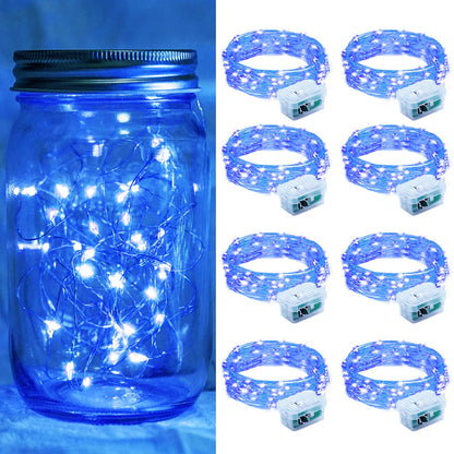 Aurora Glow Starry String Lights 20 LED Cool Touch Battery Powered for Pet Friendly Homes and Worry Free Setup