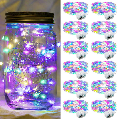 Aurora Glow Starry String Lights 20 LED Cool Touch Battery Powered for Pet Friendly Homes and Worry Free Setup