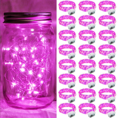 Aurora Glow Starry String Lights 20 LED Cool Touch Battery Powered for Pet Friendly Homes and Worry Free Setup