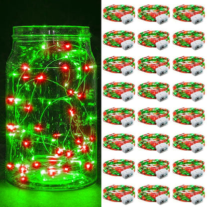 Aurora Glow Starry String Lights 20 LED Cool Touch Battery Powered for Pet Friendly Homes and Worry Free Setup