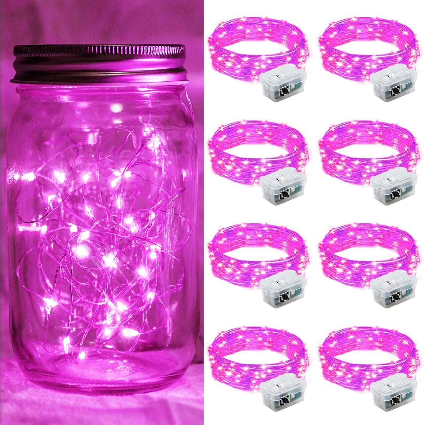 Aurora Glow Starry String Lights 20 LED Cool Touch Battery Powered for Pet Friendly Homes and Worry Free Setup