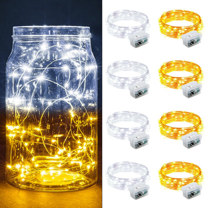 Aurora Glow Starry String Lights 20 LED Cool Touch Battery Powered for Pet Friendly Homes and Worry Free Setup