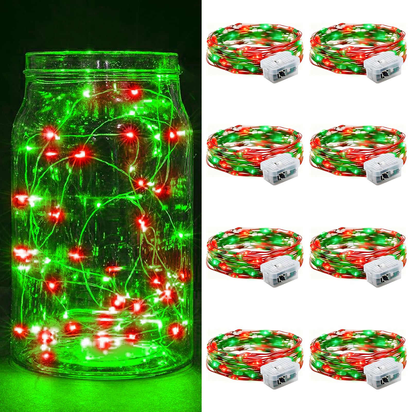 Aurora Glow Starry String Lights 20 LED Cool Touch Battery Powered for Pet Friendly Homes and Worry Free Setup