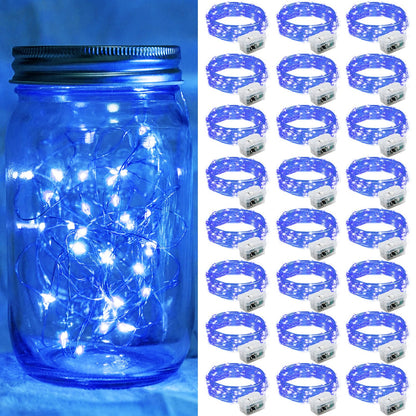 Aurora Glow Starry String Lights 20 LED Cool Touch Battery Powered for Pet Friendly Homes and Worry Free Setup