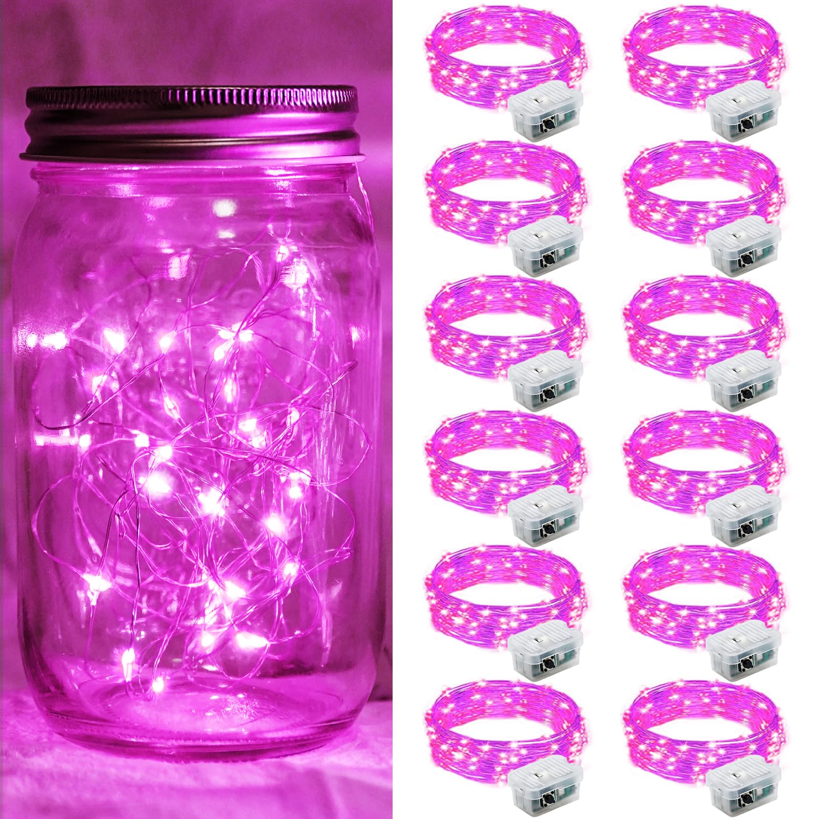 Aurora Glow Starry String Lights 20 LED Cool Touch Battery Powered for Pet Friendly Homes and Worry Free Setup