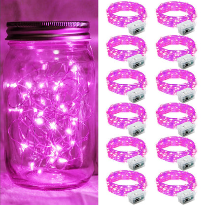 Aurora Glow Starry String Lights 20 LED Cool Touch Battery Powered for Pet Friendly Homes and Worry Free Setup