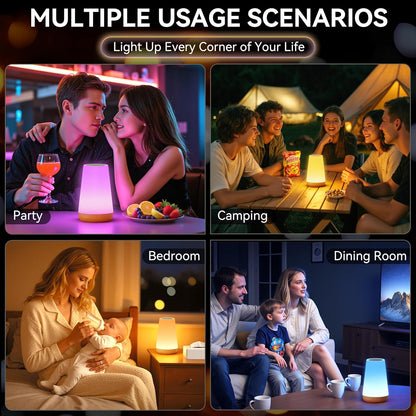 Auxmir Cordless Outdoor Lamp – 500 Lumen Weather Friendly Mood Light for Picnic Camping and Patio Dining