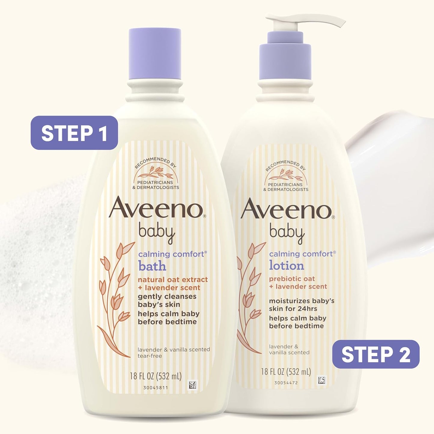 Aveeno Baby Calming Comfort Lotion – Aromatherapy Baby Moisturizer for a Calming Wind-Down and Self-Care Moment