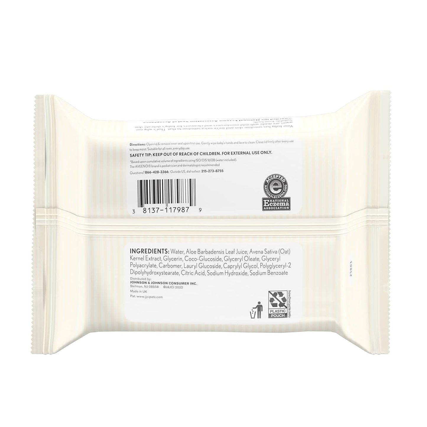 Aveeno Baby Eczema-Safe Wipes Bundle – Thoughtful Gift for New Parents, Dermatologist-Approved