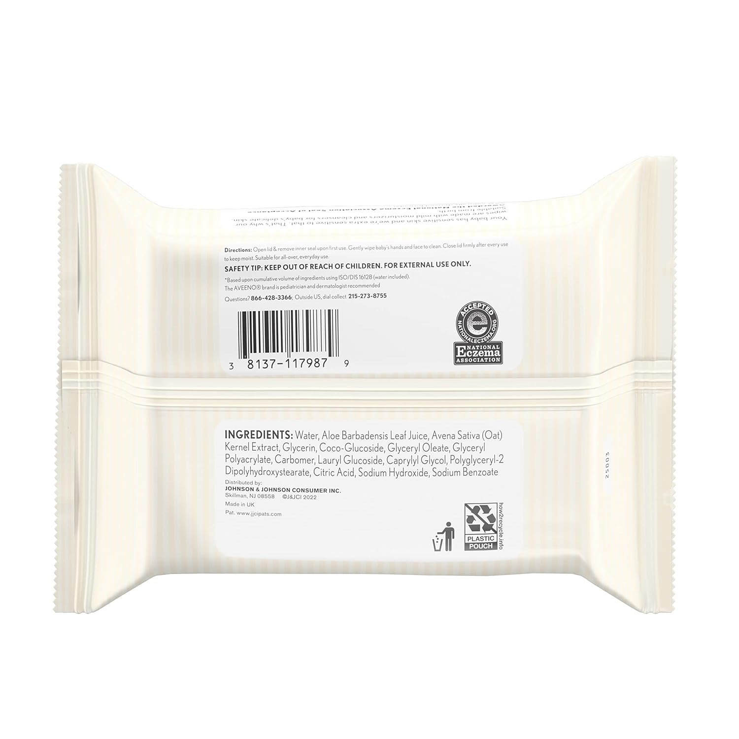 Aveeno Baby Eczema-Safe Wipes Bundle – Thoughtful Gift for New Parents, Dermatologist-Approved
