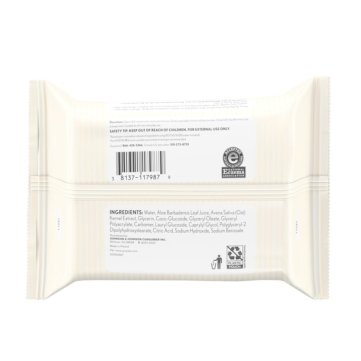 Aveeno Baby Eczema-Safe Wipes Bundle – Thoughtful Gift for New Parents, Dermatologist-Approved