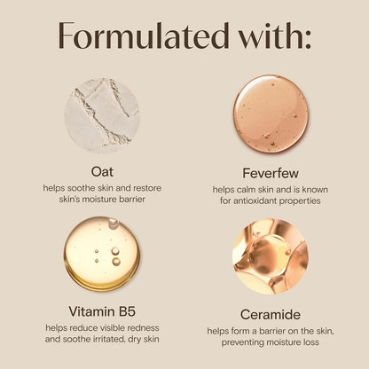 Aveeno Calm + Restore Face Cream – Mindful Morning Skincare for Redness-Prone Skin, Fragrance-Free 1.7 oz