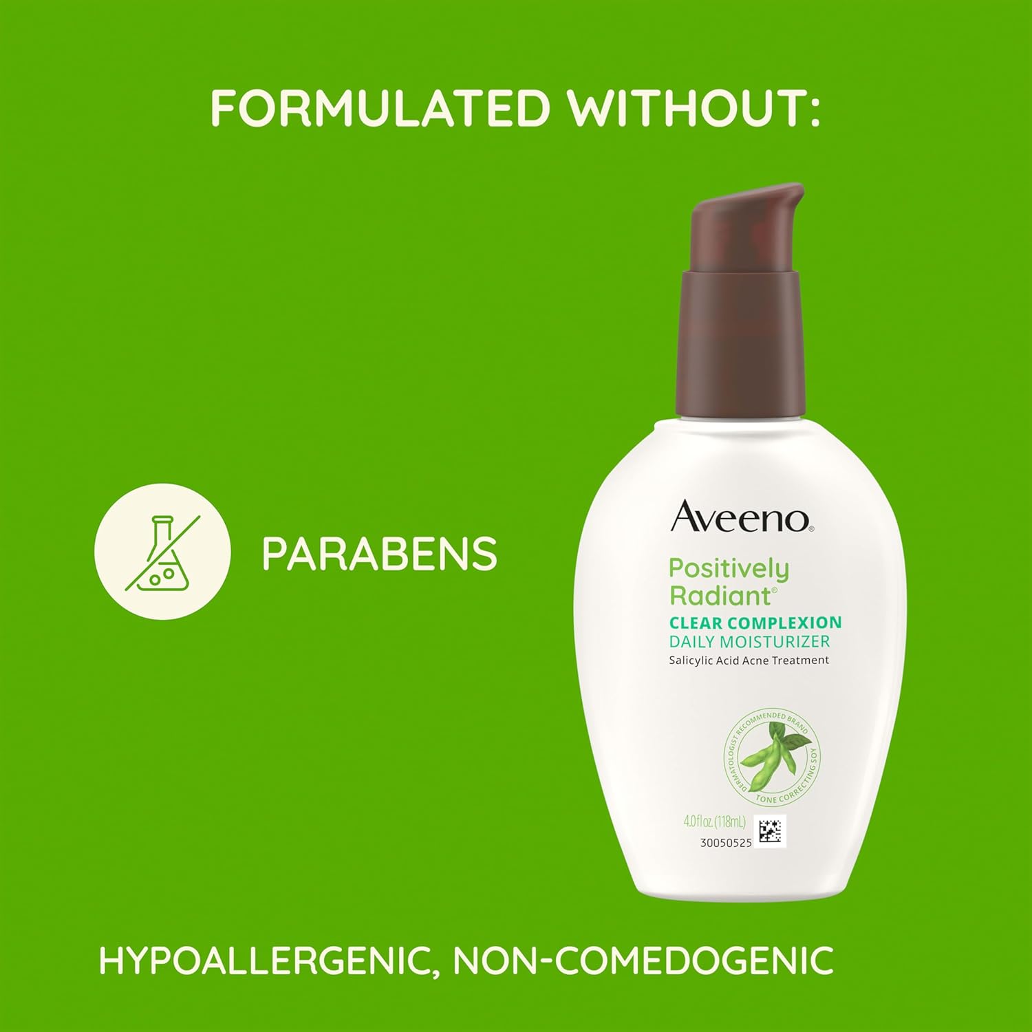 Aveeno Clear Complexion Face Moisturizer – Dermatologist-Backed Safety for Sensitive, Acne-Prone Skin