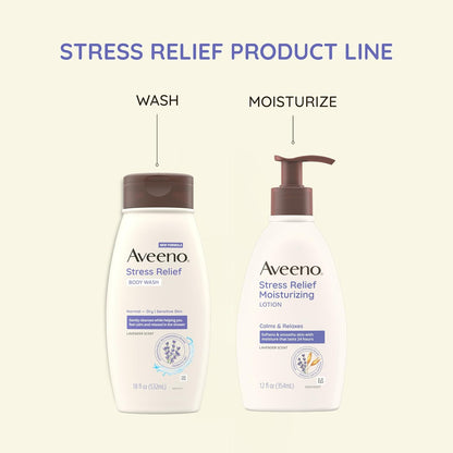 Aveeno Gentle Lavender Cleanser – Hypoallergenic Body Wash Safe for All Skin Types