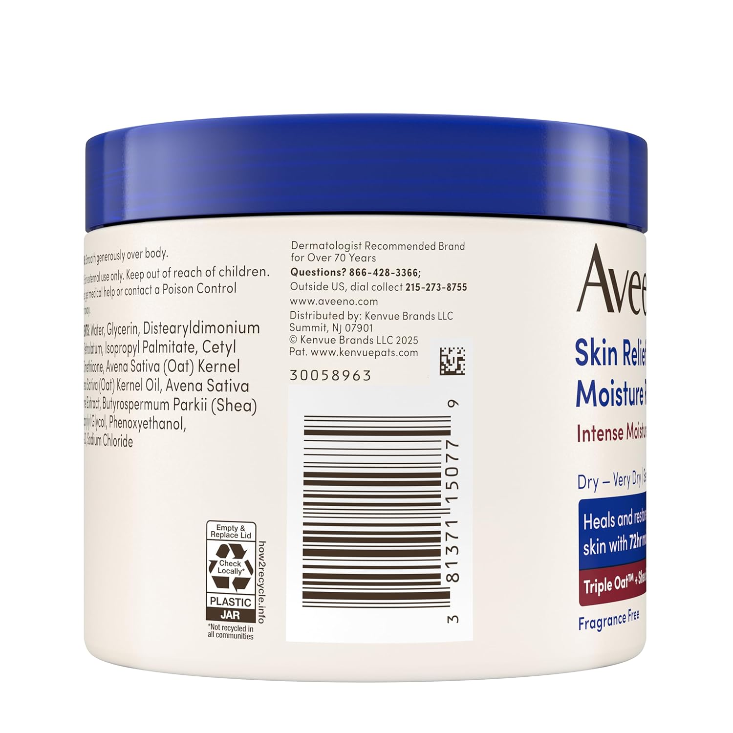 Aveeno Intensive Moisture Repair – Elevated Skincare with Clinically Validated 72-Hour Hydration