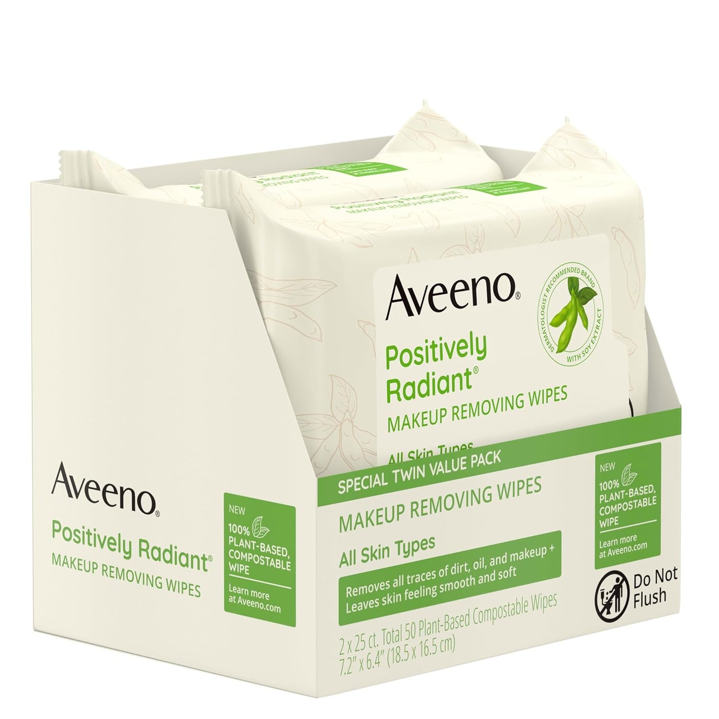 Aveeno Oil-Free Makeup Remover Wipes – Lightweight Camping & Adventure-Ready Facial Cleansing