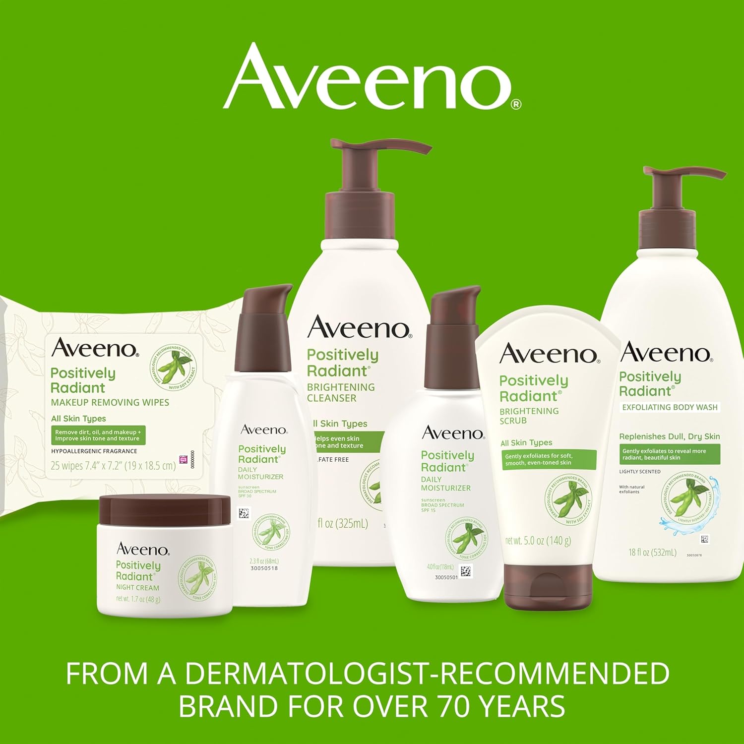 Aveeno Positively Radiant Face & Neck Night Cream – Thoughtful Birthday Gift for the Woman Who Values Skincare
