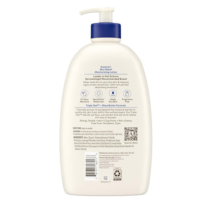Aveeno Skin Relief Body Lotion – Daily Hydrating Self-Care for Eczema-Prone and Sensitive Skin
