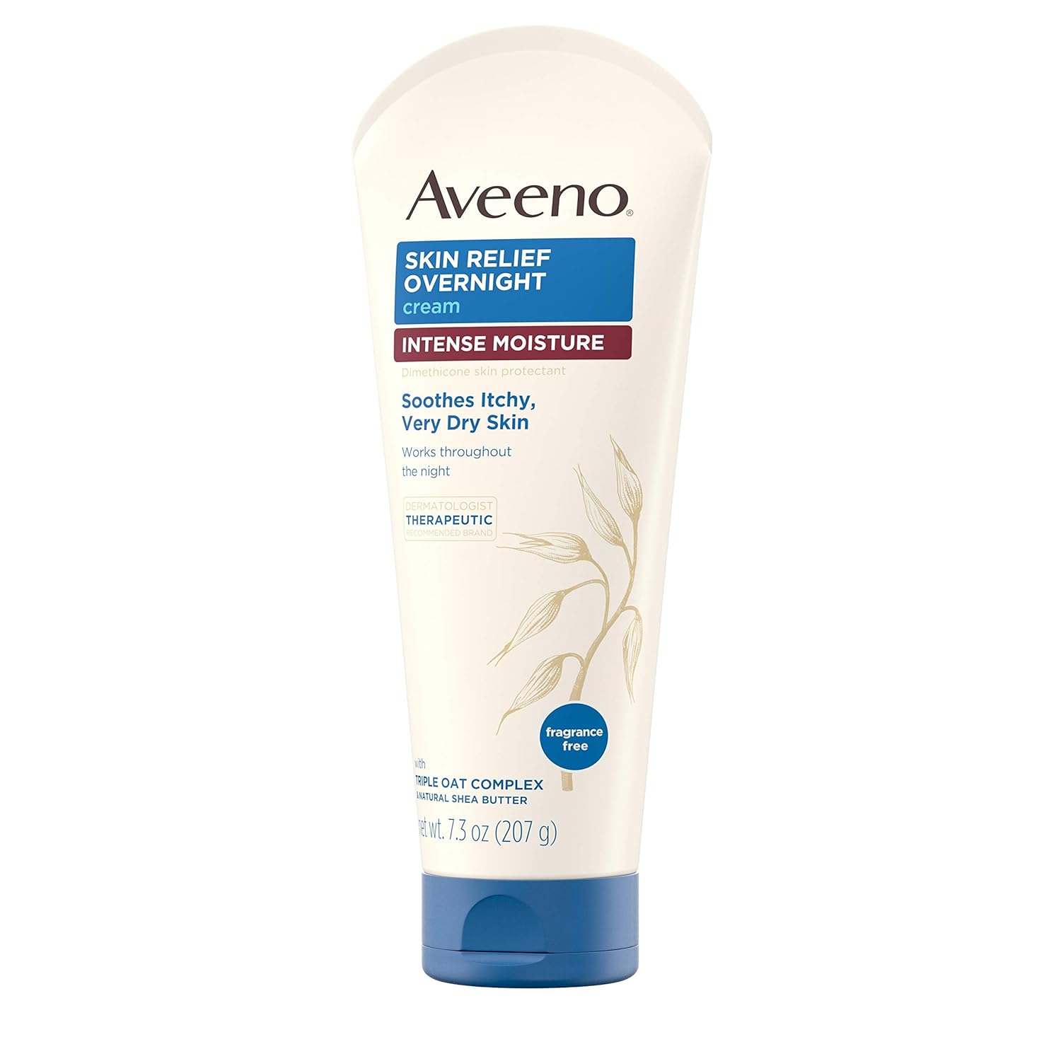 Aveeno Triple Oat Complex Cream – Hypoallergenic Overnight Treatment for Eczema-Prone Children
