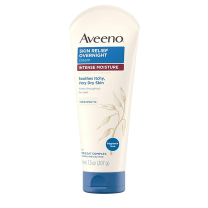 Aveeno Triple Oat Complex Cream – Hypoallergenic Overnight Treatment for Eczema-Prone Children