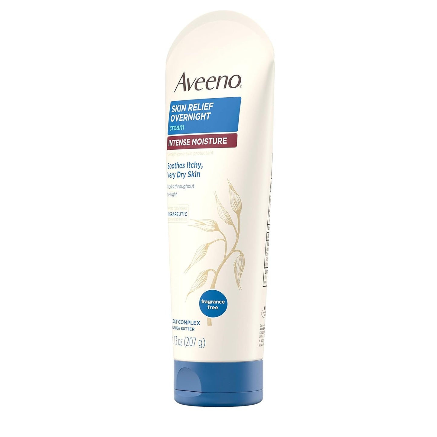 Aveeno Triple Oat Complex Cream – Hypoallergenic Overnight Treatment for Eczema-Prone Children