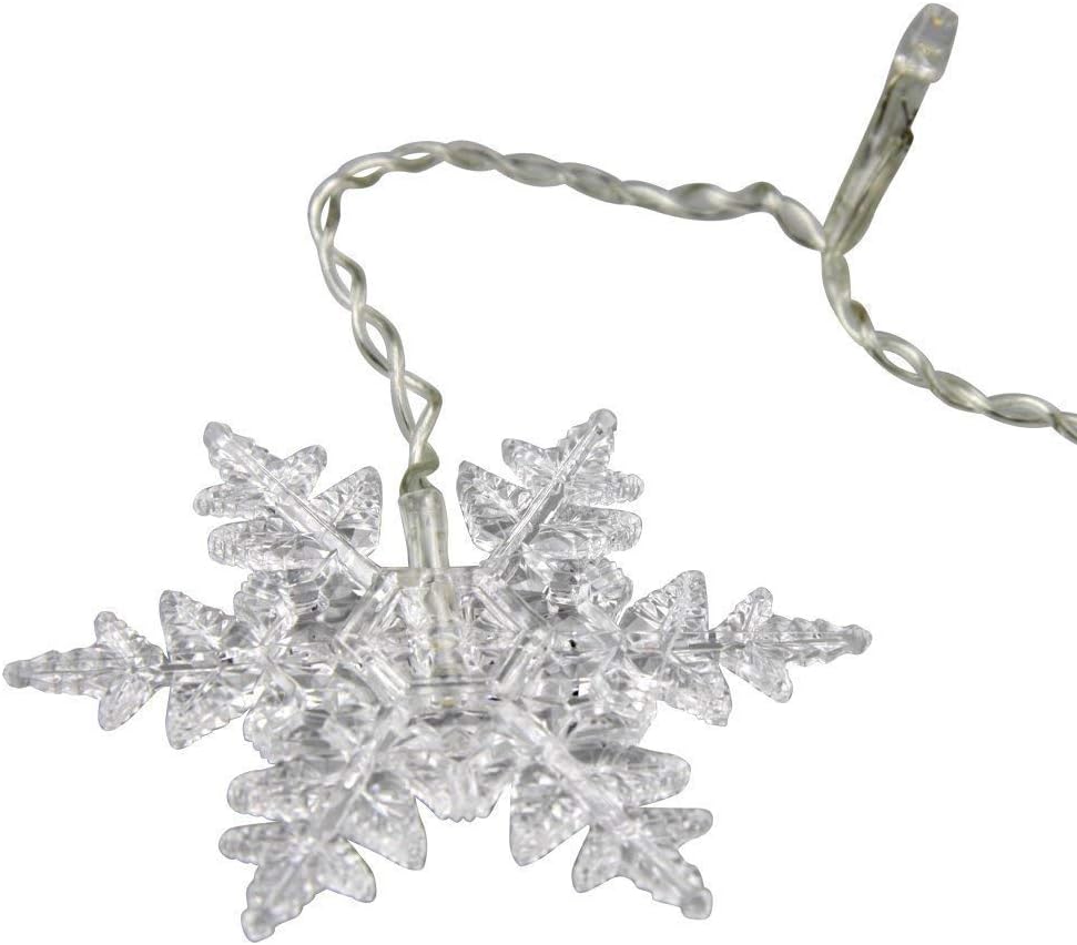 Avoalre Snowflake Fairy Lights 11.5ft – Child Friendly Bedroom Lighting for Kids and Toddlers