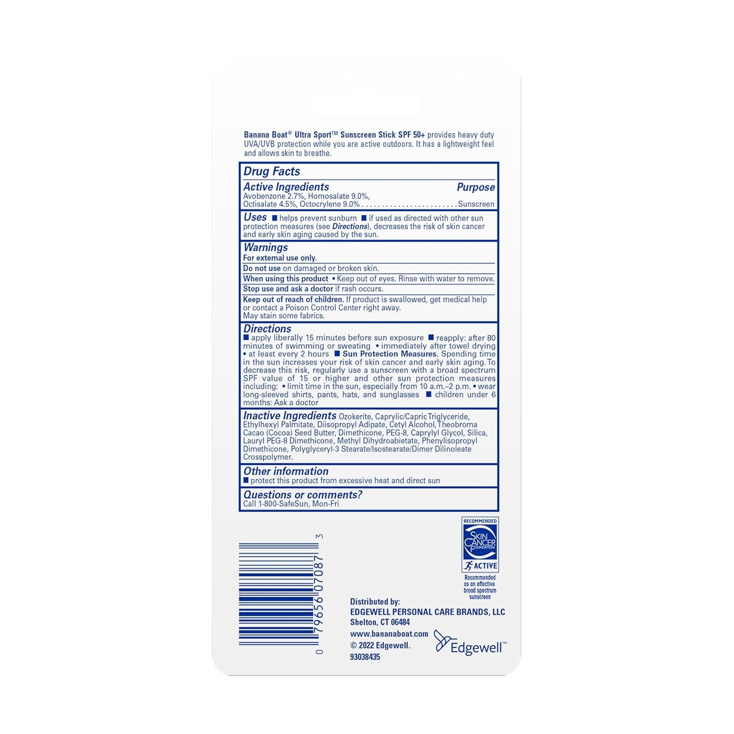 Banana Boat Sport Ultra SPF 50 Stick – Streamlined Sunblock for Intentional Outdoor Living
