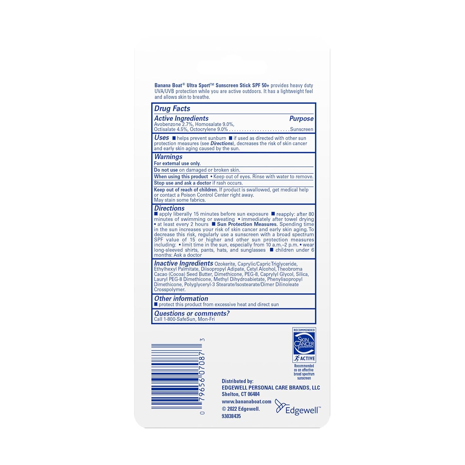 Banana Boat Sport Ultra SPF 50 Stick – Streamlined Sunblock for Intentional Outdoor Living