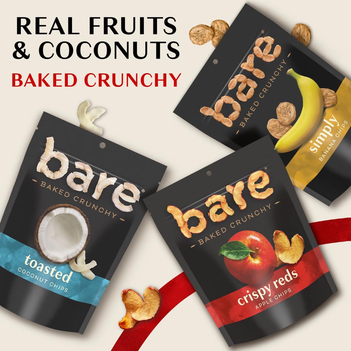 Bare Crunchy Apple Chips Cinnamon Apple – Housewarming Gift Basket Addition for New Homeowners