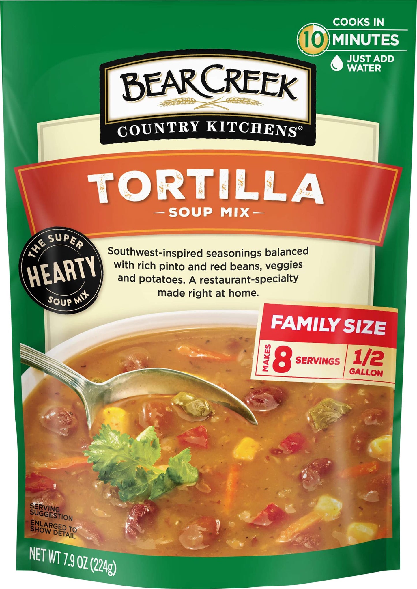 Bear Creek Tortilla Soup Mix – Stove and Microwave Safe Family Dinner for School Night Schedules