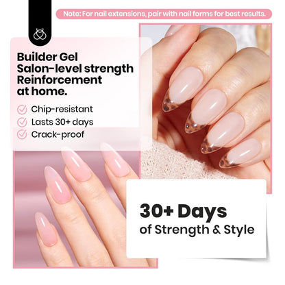 Beetles Builder Gel Sheer Breeze – Soothing DIY Manicure for Wellness-Focused Beginners