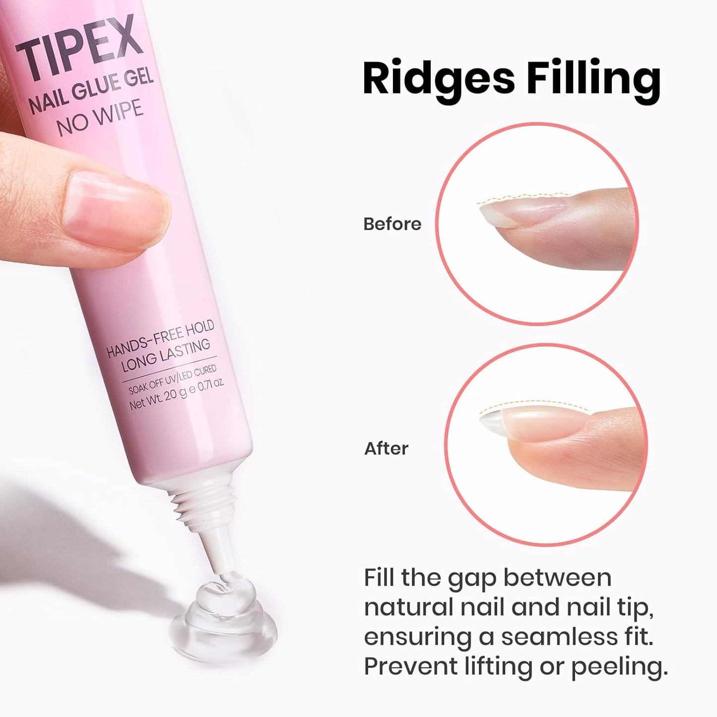 Beetles Tipex Tip Gel – Relaxing Beauty Practice for Beginner-Friendly Nail Therapy