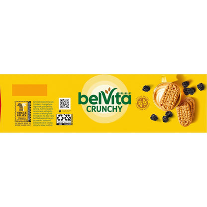 belVita Cranberry Orange Breakfast Biscuits – Mid-Morning Office Snack to Beat the 10am Energy Crash, 8 Individually Wrapped Packs