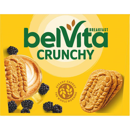 belVita Golden Oat Biscuits Value Pack — Wholesome Whole Grain Snack for Family Pantry and Kid Lunches