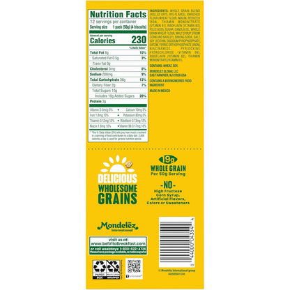 belVita Golden Oat Biscuits Value Pack — Wholesome Whole Grain Snack for Family Pantry and Kid Lunches