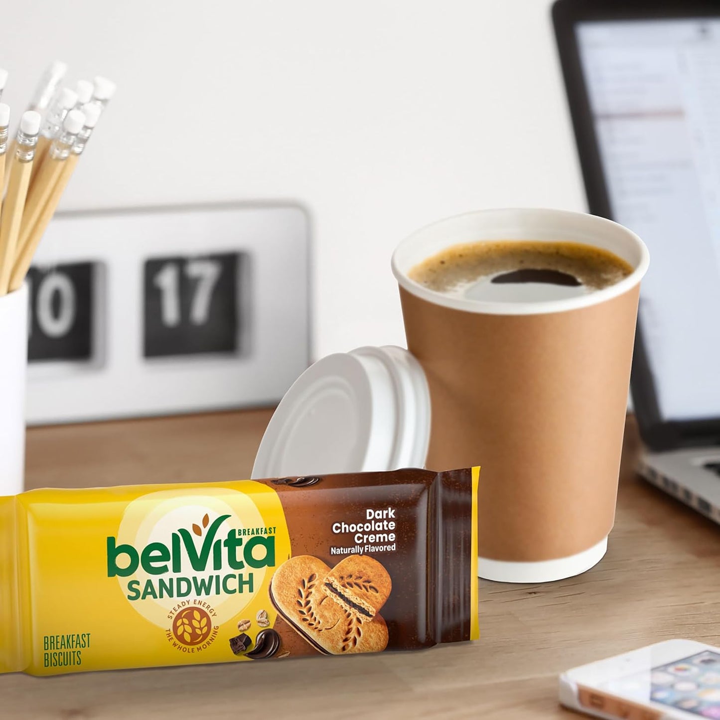 belVita Slow-Release Breakfast Bars – Wholesome Sweet Craving Fix for Health-Conscious Snackers, 12-Pack