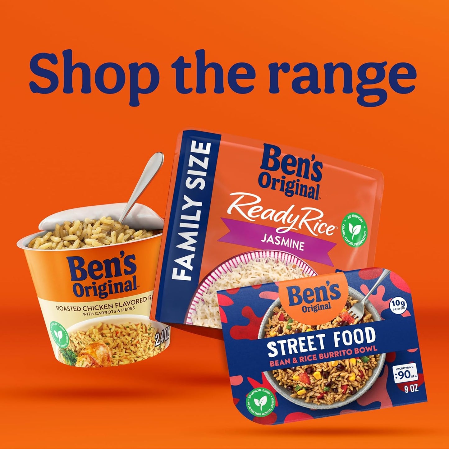 BEN'S ORIGINAL Ready Rice Jasmine Pouches — No-Measuring, No-Rinsing Rice for Streamlined Meal Prep