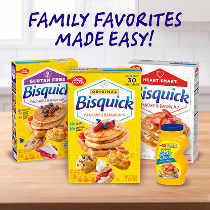 Betty Crocker Bisquick Original Mix – Homemade Waffle Batter Kids Love for Sunday Brunch at Home
