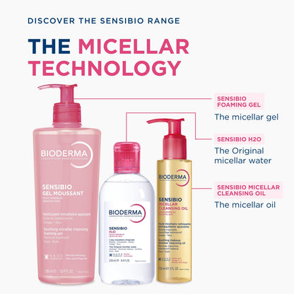 Bioderma Sensibio Micellar Foam Cleanser – Soothing Evening Routine for Reactive Skin