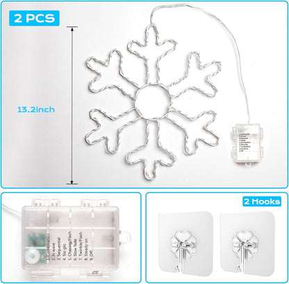 BlcTec Snowflake LED Set – Office Reception Desk and Hostess Holiday Gift Idea