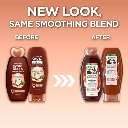blended formula with coconut oil and cocoa butter extracts for frizz taming