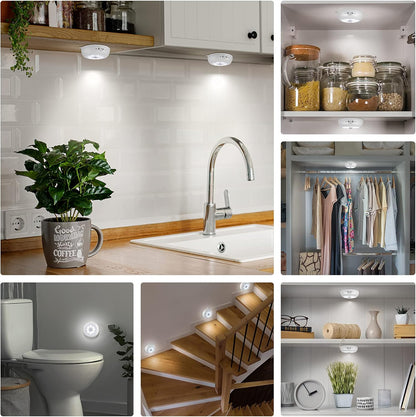 BLS Motion Activated Puck Light – Cool-to-Touch Night Light for Elderly Nighttime Navigation