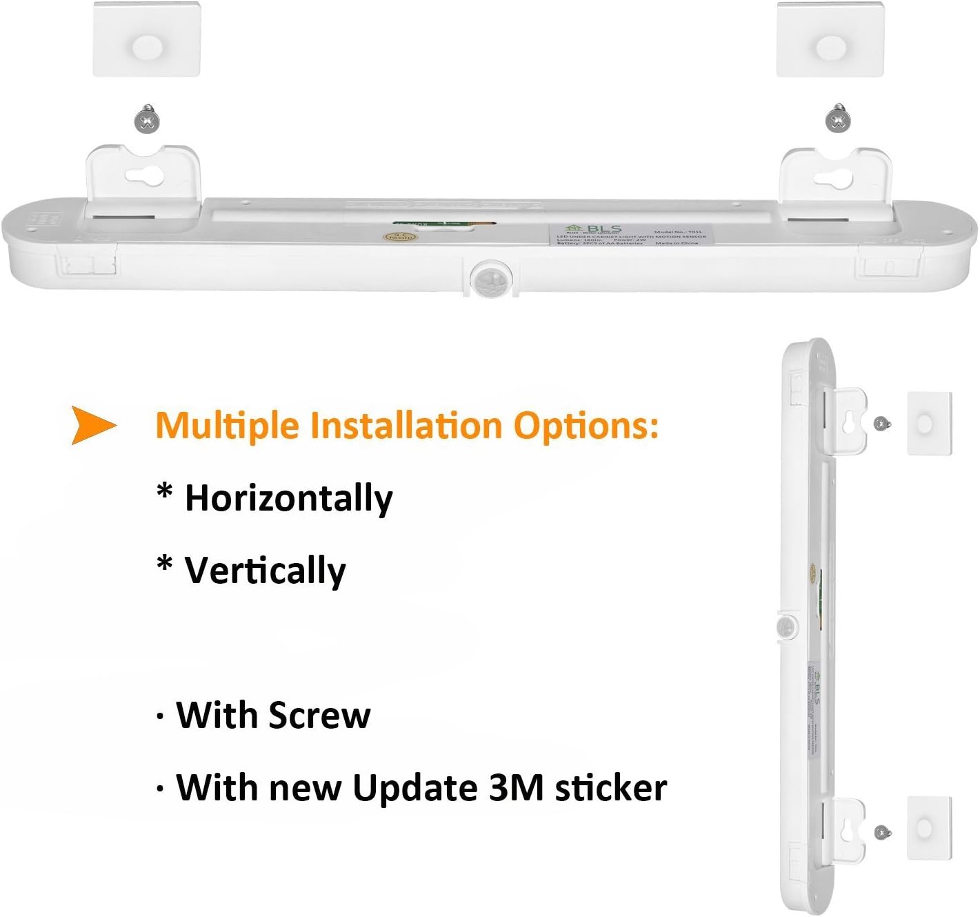 BLS T01L Cordless Workbench Light – USB and Battery Powered Shop Lighting with 180 Lumen Cool White Beam