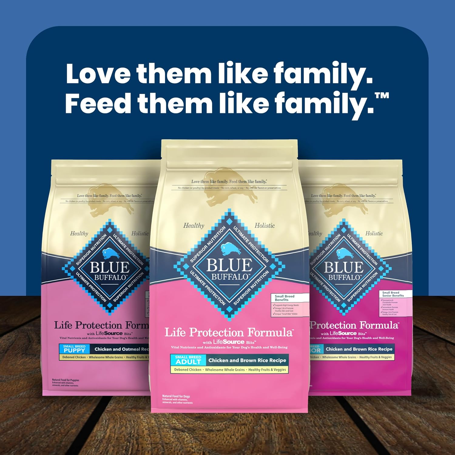 Blue Buffalo Life Protection Formula – Practical Housewarming Gift for Small Dog Households, 5 lb Trial Size Ready to Gift