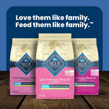 Blue Buffalo Life Protection Formula – Practical Housewarming Gift for Small Dog Households, 5 lb Trial Size Ready to Gift