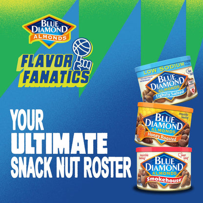 Blue Diamond Almonds Frosted Brownie Holiday Snack Nuts, 6 oz Resealable Can – Portion-Controlled Sweet Snack for Desk Drawer and Home Coffee Station