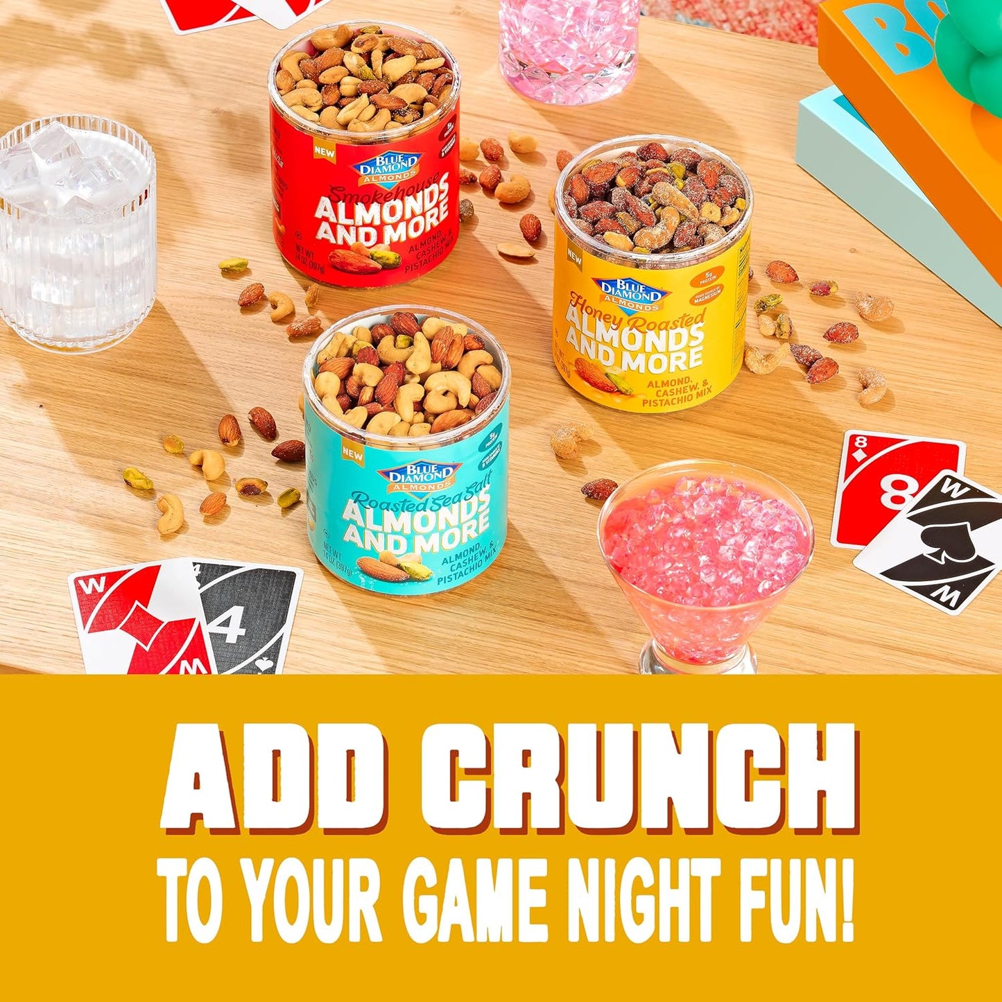 Blue Diamond Almonds Three Nut Blend – Non GMO Kids Snack for Lunchboxes and Car Cup Holders
