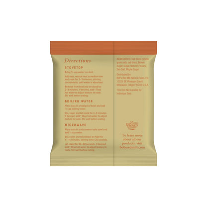 Bob's Red Mill Four-Grain Oat Blend Maple Brown Sugar – Fiber-Rich Breakfast for Health-Conscious Meal Planners, 6 Single-Serve